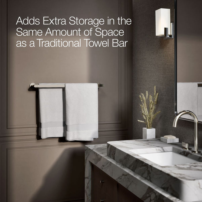 KOHLER K-73144 Composed 24" double towel bar