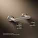 KOHLER K-73147 Composed Pivoting toilet paper holder, vibrant brushed nickel - view 5