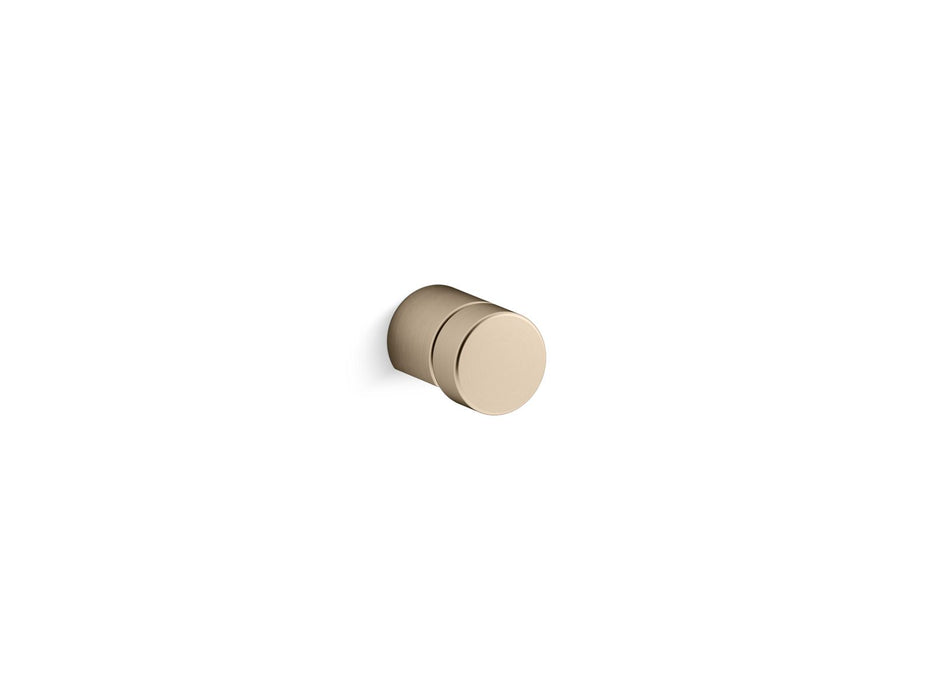 KOHLER K-73155 Composed Cabinet knob, vibrant brushed bronze