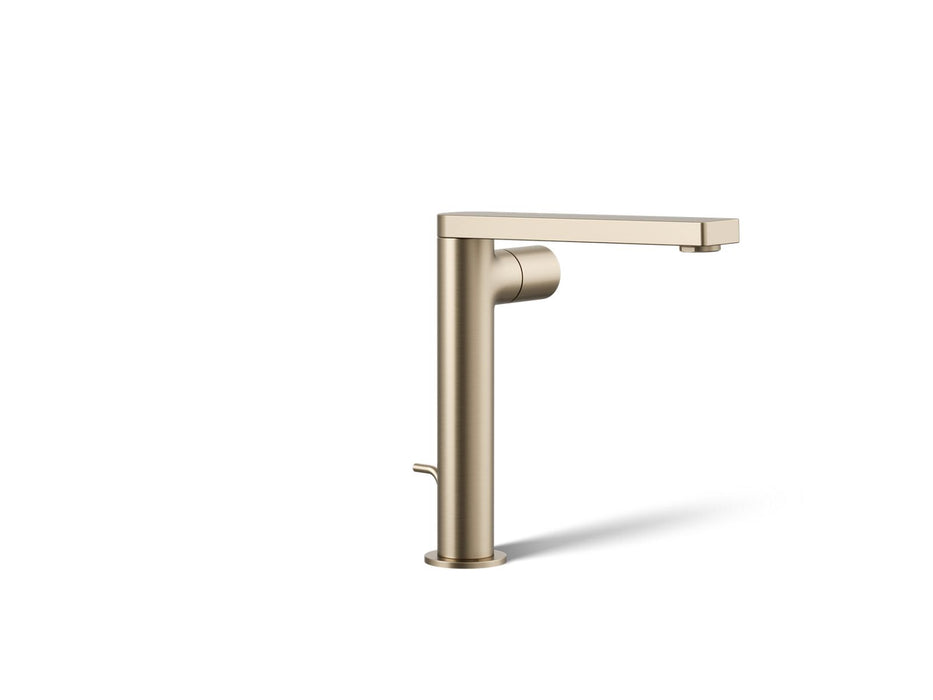 KOHLER K-73159-7 Composed Tall single-handle bathroom sink faucet with Cylindrical handle, 1.2 gpm