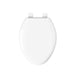 KOHLER K-7315 Cachet Quick-Release elongated toilet seat, white - view 2