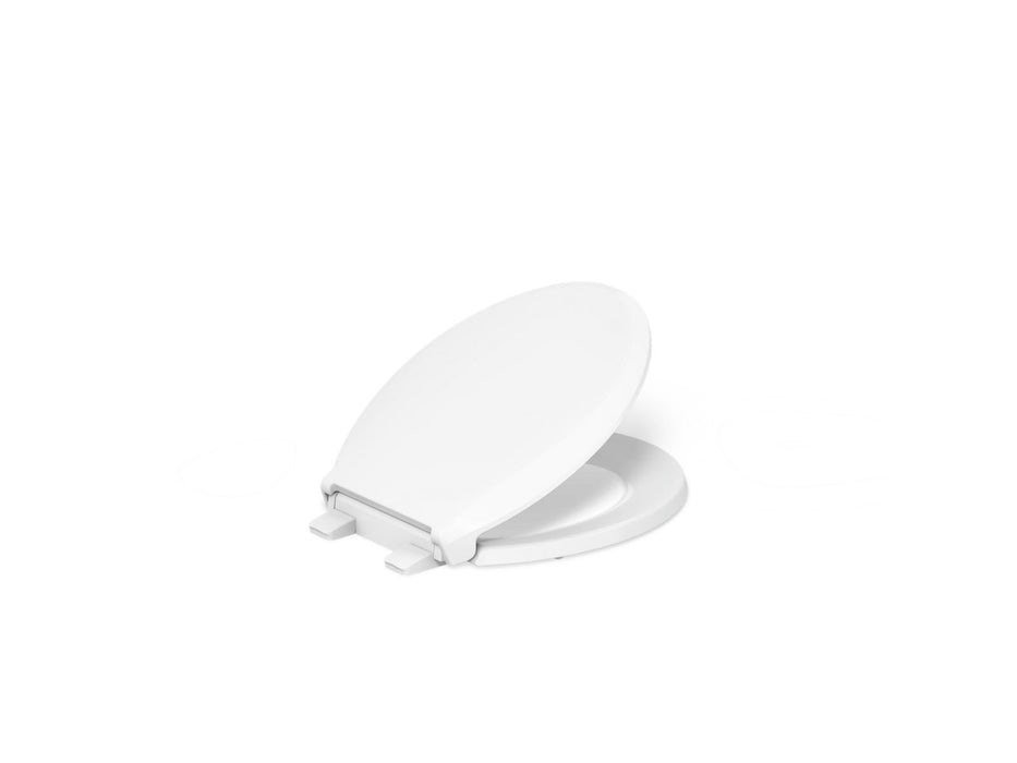 KOHLER K-7316 Cachet Quick-Release round-front toilet seat, white