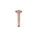 KOHLER K-7394 6" ceiling-mount single-function rainhead arm and flange, vibrant rose gold