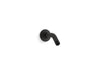 KOHLER K-7395 Shower arm and flange, 5-3/8" long, matte black