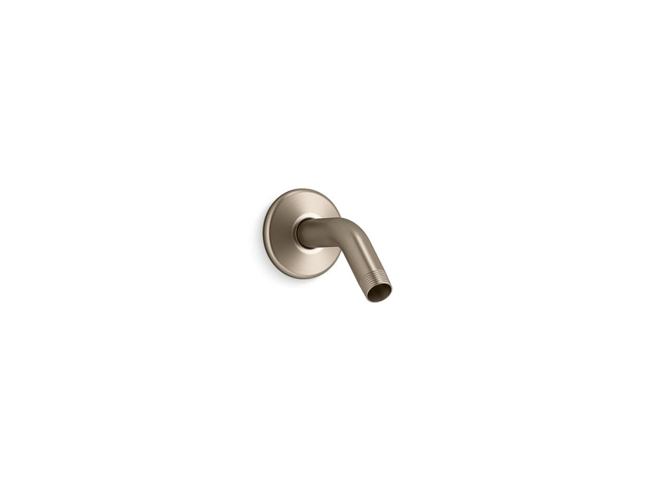 KOHLER K-7395 Shower arm and flange, 5-3/8" long, vibrant brushed bronze