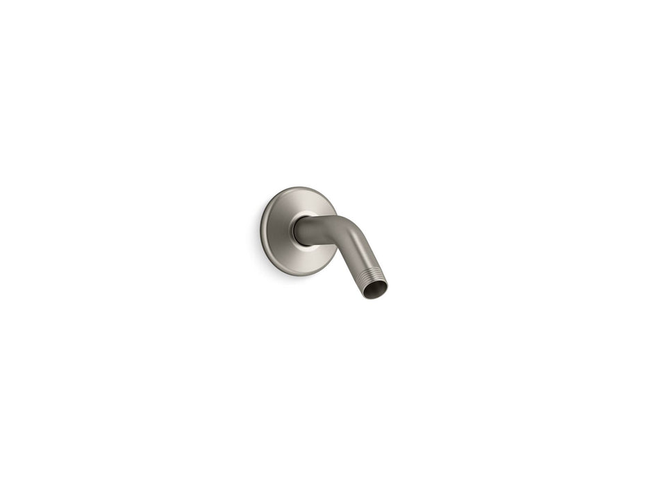 KOHLER K-7395 Shower arm and flange, 5-3/8" long, vibrant brushed nickel