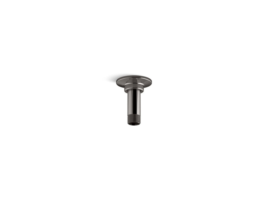 KOHLER K-7396 3" ceiling-mount single-function rainhead arm and flange