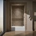 KOHLER K-746-0 K-746 Seaforth 54" x 30-1/4" Alcove Bath, Right Drain, white - view 4