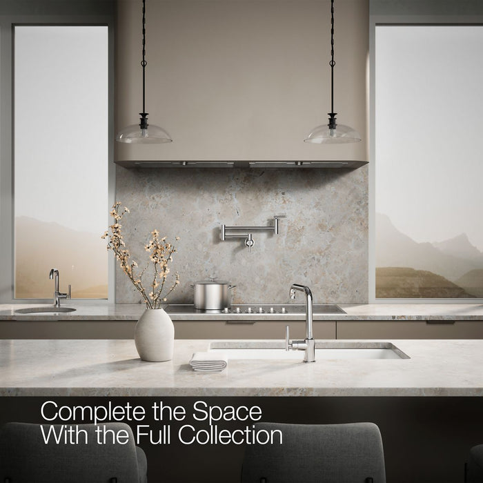 KOHLER K-7507 Purist Single-handle kitchen sink faucet