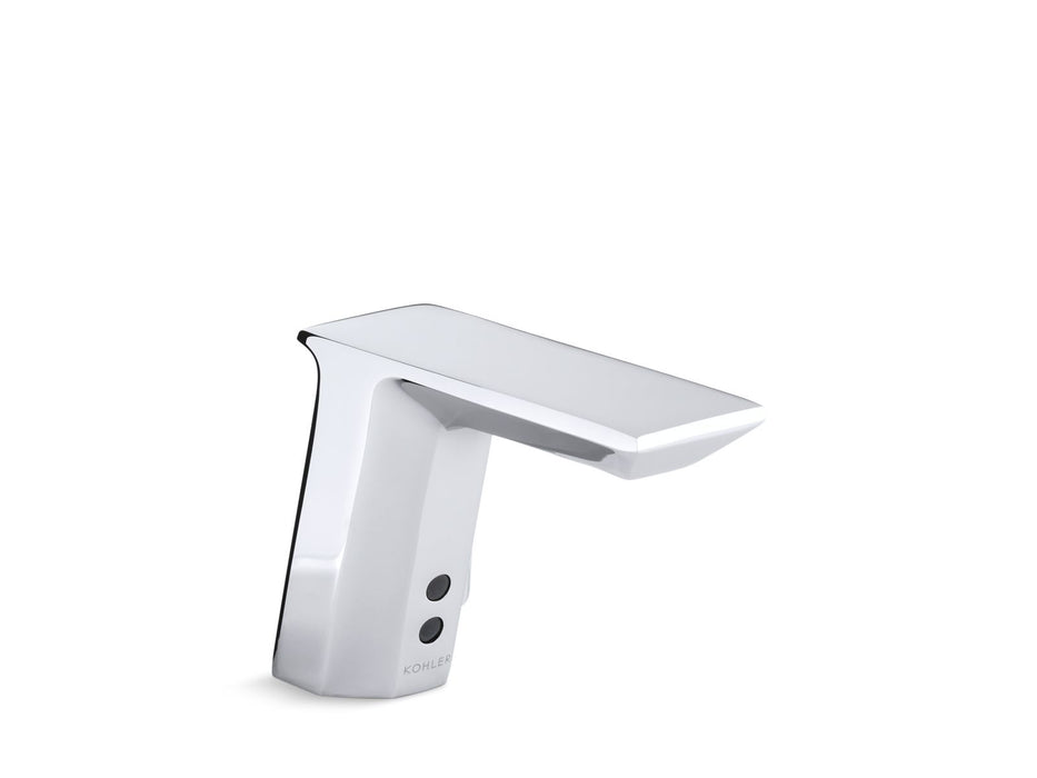 KOHLER K-7517 Geometric Touchless single-hole lavatory faucet with Insight sensor technology and temperature mixer,...