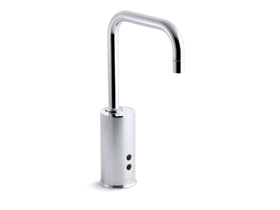 KOHLER K-7518 Gooseneck Touchless faucet with Insight technology, Hybrid-powered, polished chrome