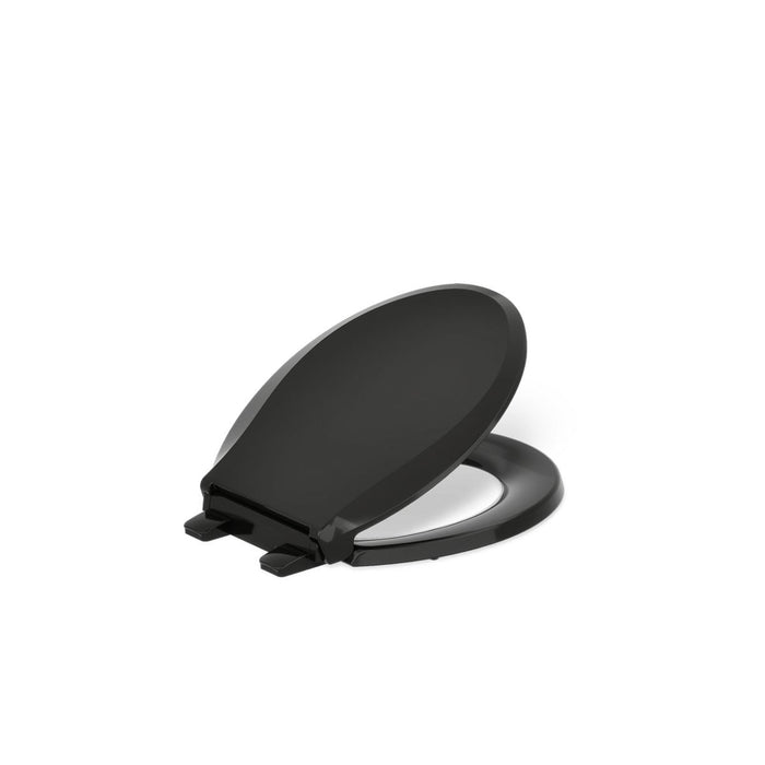 KOHLER K-75758-RL Cachet Nightlight ReadyLatch Quiet-Close round-front toilet seat, black black - view 5