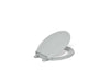 KOHLER K-75758-RL Cachet Nightlight ReadyLatch Quiet-Close round-front toilet seat, ice grey