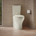 KOHLER K-75790-RA Persuade Curv Two-piece Elongated Toilet with Skirted Trapway, Dual-flush, Biscuit - image focused on singl