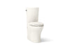 KOHLER K-75790 Persuade Two-piece elongated toilet with skirted trapway, dual-flush, biscuit