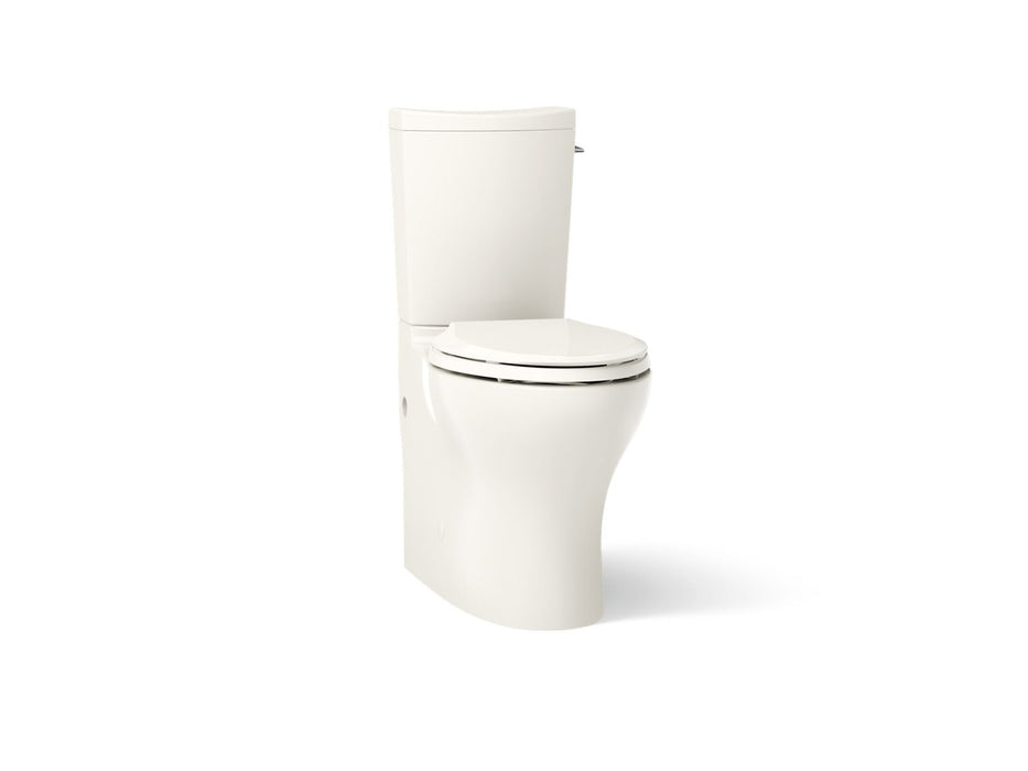KOHLER K-75790-RA Persuade Two-piece elongated toilet with skirted trapway, dual-flush, biscuit