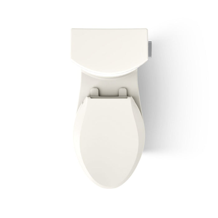 KOHLER K-75790-RA Persuade Two-piece elongated toilet with skirted trapway, dual-flush, biscuit - view 3