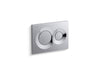 KOHLER K-75890 Lynk Flush actuator plate for 2"x 4" in-wall tank and carrier system, polished chrome