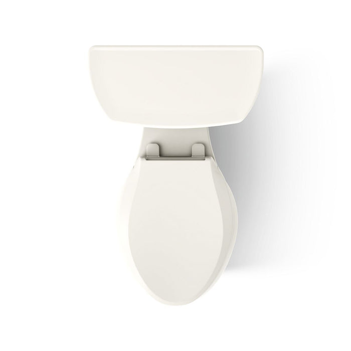 KOHLER K-76301-RA Highline Two-piece elongated toilet with concealed trapway, 1.28 gpf, biscuit - view 5