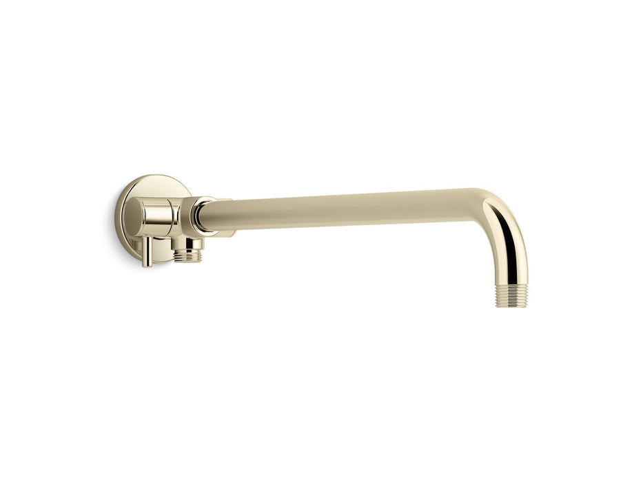 KOHLER K-76333 Wall-mount arm for rainhead/showerhead and handshower with 2-way diverter, vibrant french gold