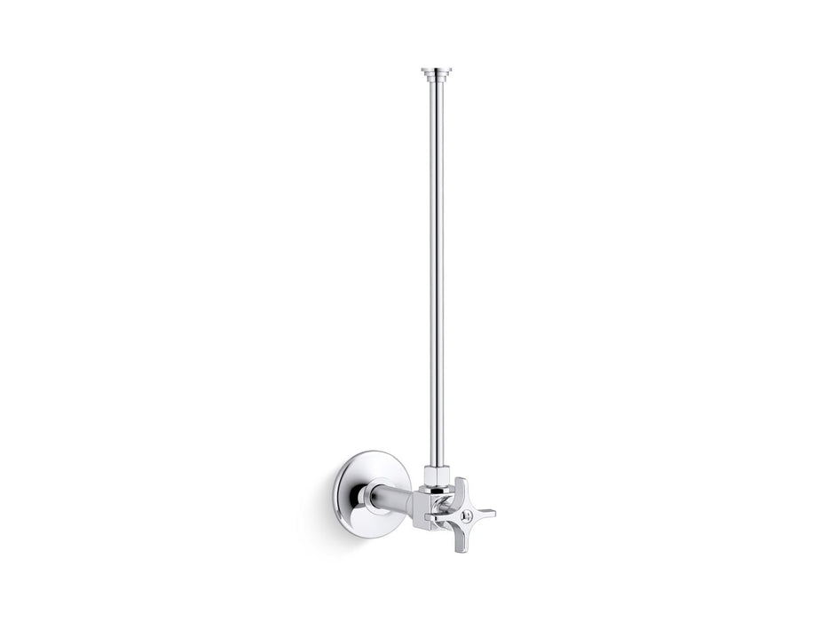 KOHLER K-7637 3/8" NPT angle supply with stop and annealed vertical tube