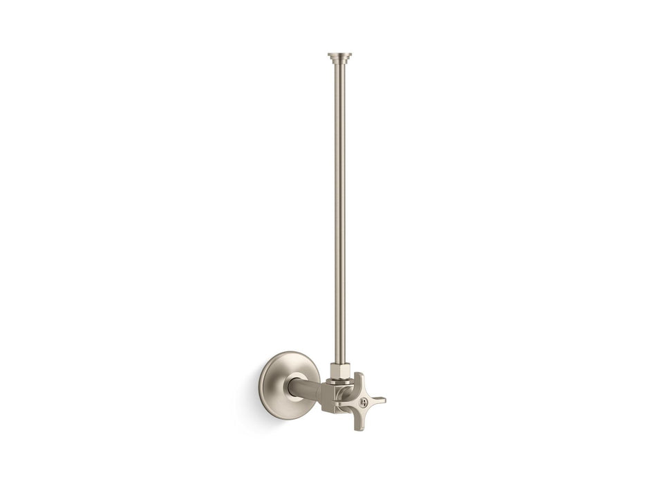 KOHLER K-7637 3/8" NPT angle supply with stop and annealed vertical tube