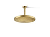 KOHLER K-76465-G Awaken 10" single-function rainhead, 1.75 gpm, vibrant brushed moderne brass
