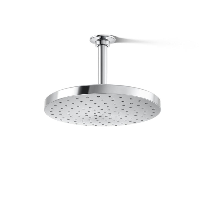 KOHLER K-76465-Y Awaken 10" single-function rainhead, 2.5 gpm, polished chrome - view 3