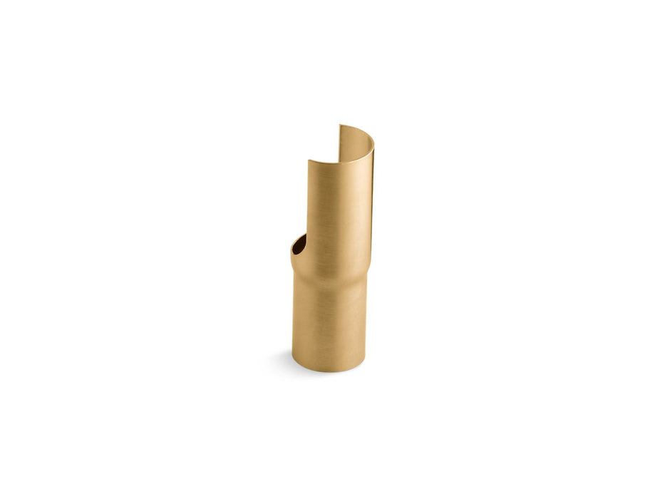 KOHLER K-7709 Drain tailpiece shroud, vibrant brushed moderne brass
