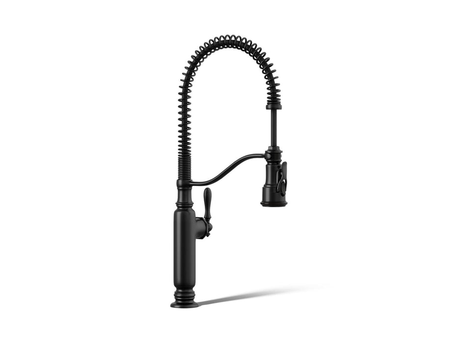 KOHLER K-77515 Tournant Semi-professional kitchen sink faucet with three-function sprayhead