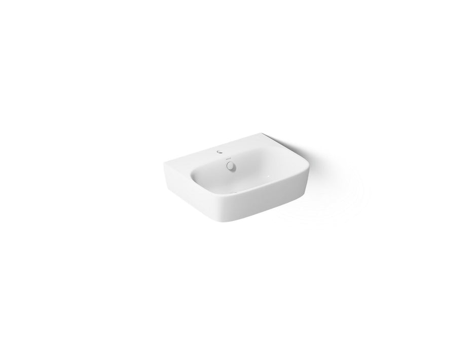 KOHLER K-77767-1 ModernLife 21-3/4" rectangular wall-mount bathroom sink, white