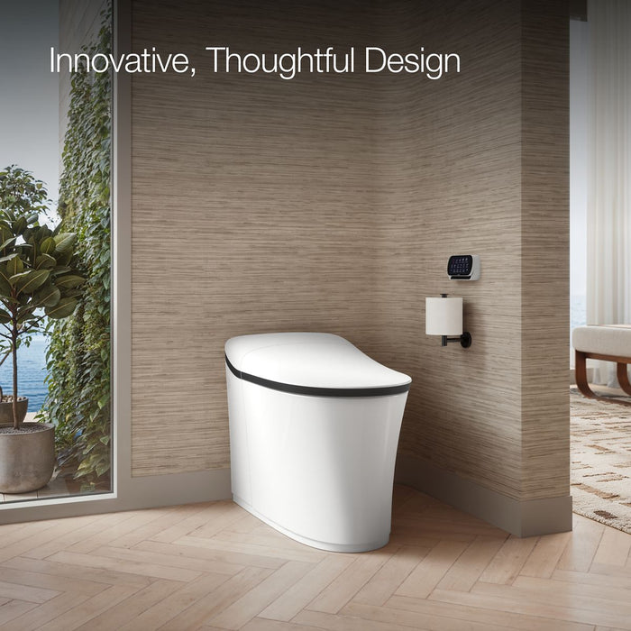 KOHLER K-77795 Eir One-piece elongated smart toilet, dual-flush