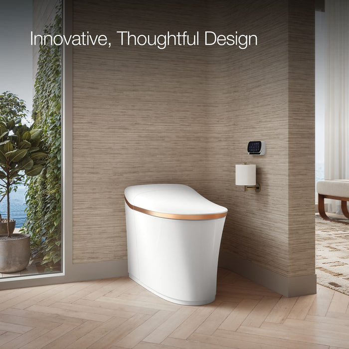 KOHLER K-77795 Eir One-piece elongated smart toilet, dual-flush