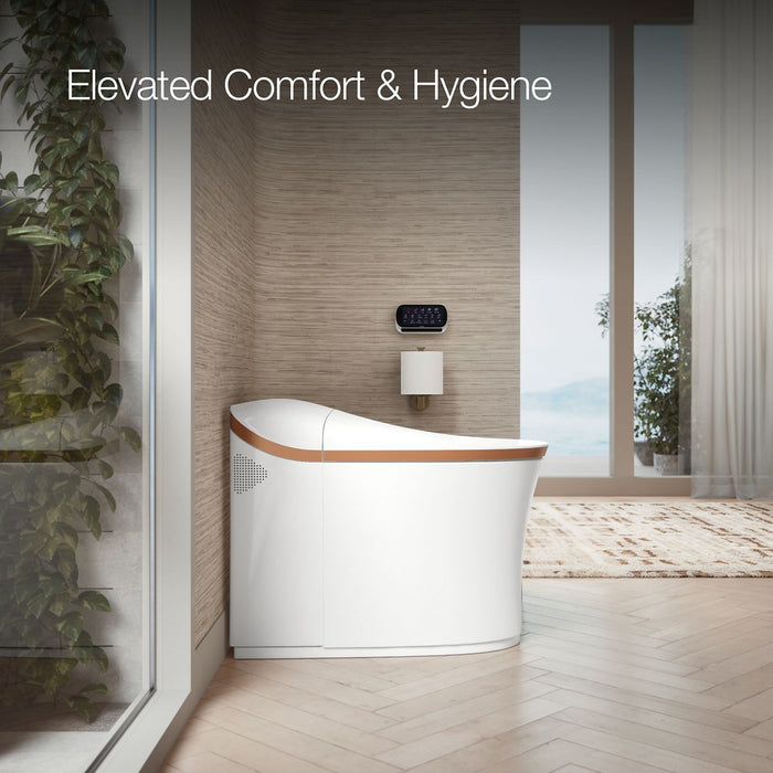 KOHLER K-77795 Eir One-piece elongated smart toilet, dual-flush