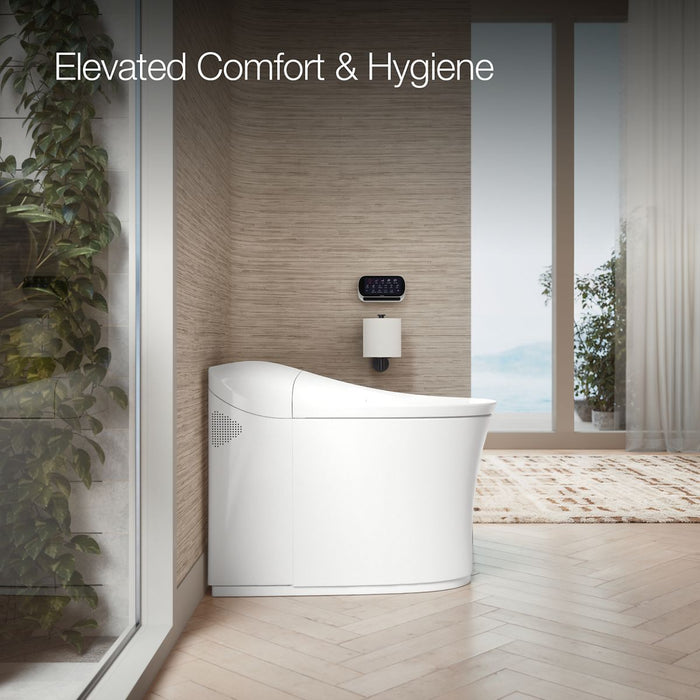 KOHLER K-77795 Eir One-piece elongated smart toilet, dual-flush