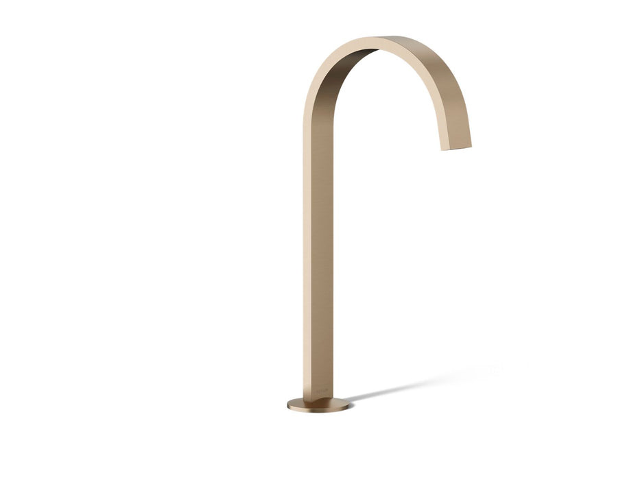 KOHLER K-77966 Components Bathroom sink faucet spout with Ribbon design, 1.2 gpm