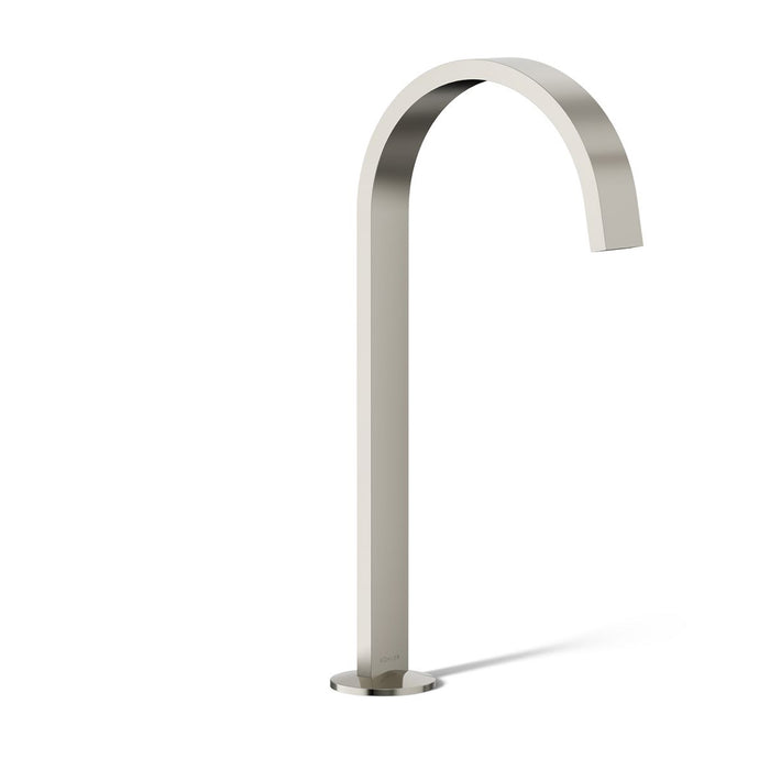 KOHLER K-77966 Components Bathroom sink faucet spout with Ribbon design, 1.2 gpm