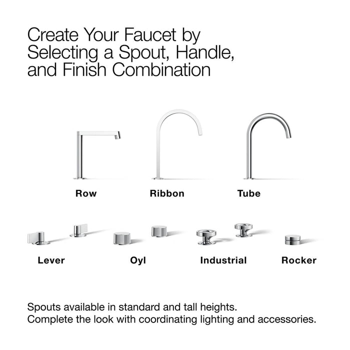 KOHLER K-77974-8 Components Oyl bathroom sink faucet handles