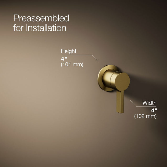 KOHLER K-77980-4 Components Wall-mount bathroom sink faucet handle