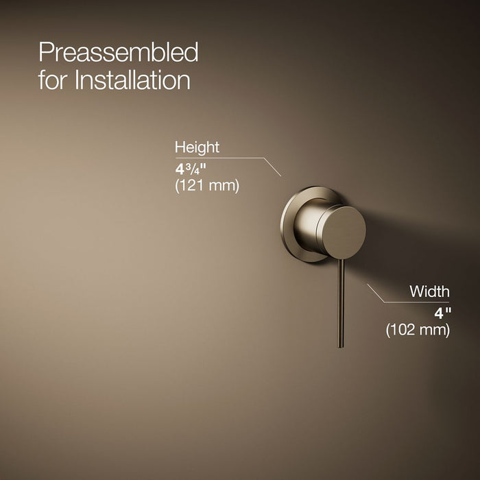 KOHLER K-77980-4A Components Wall-mount bathroom sink faucet handle