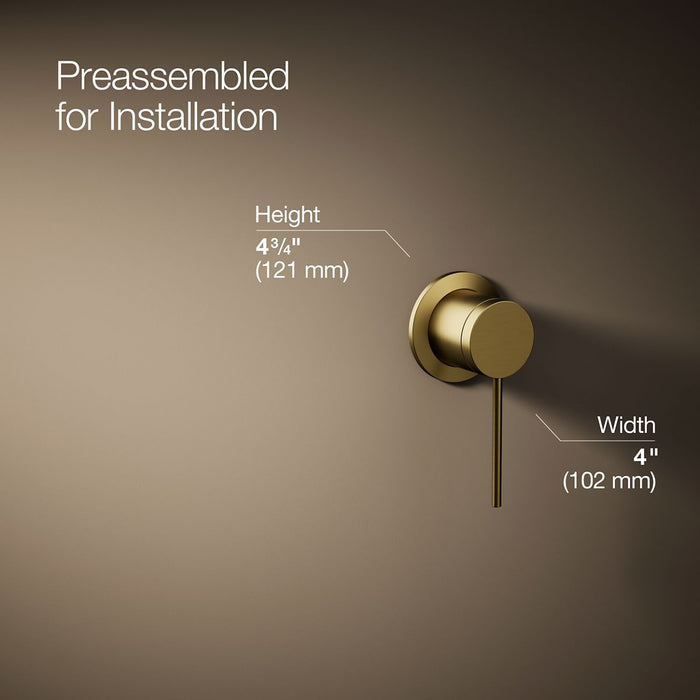 KOHLER K-77980-4A Components Wall-mount bathroom sink faucet handle