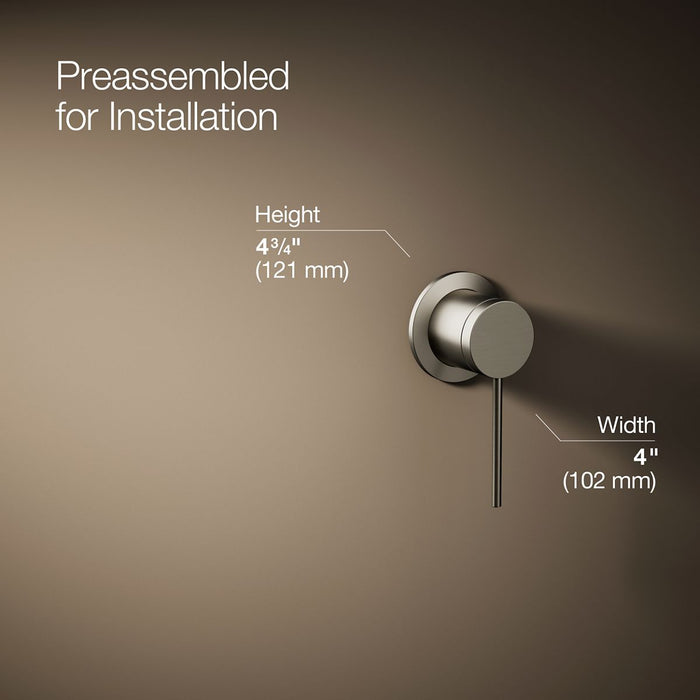 KOHLER K-77980-4A Components Wall-mount bathroom sink faucet handle