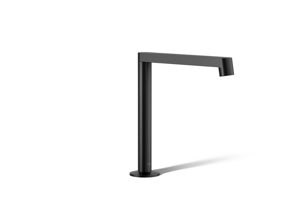 KOHLER K-77987 Components Deck-mount bath spout with Row design, matte black
