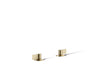 KOHLER K-77990-4 Components Deck-mount bath faucet handles with Lever design, vibrant french gold
