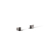 KOHLER K-77990-4 Components Deck-mount bath faucet handles with Lever design, vibrant titanium