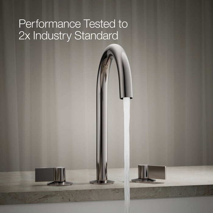 KOHLER K-77990-4 Components Deck-mount bath faucet handles with Lever design, vibrant titanium - view 4