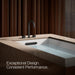KOHLER K-77990-8 Components Deck-mount bath faucet handles with Oyl design, matte black - view 4