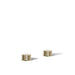 KOHLER K-77990-8 Components Deck-mount bath faucet handles with Oyl design, vibrant french gold - view 5