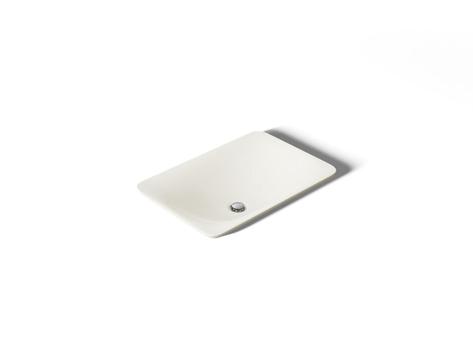 KOHLER K-7799 Carillon 21-1/4" rectangular drop-in bathroom sink, no overflow, biscuit