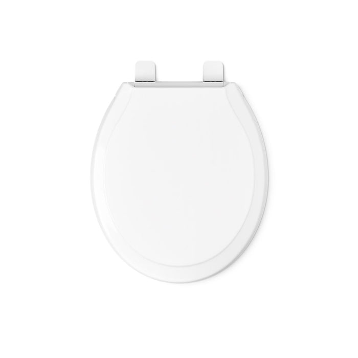 KOHLER K-78059-RL Rutledge Nightlight ReadyLatch Quiet-Close round-front toilet seat, white - view 2